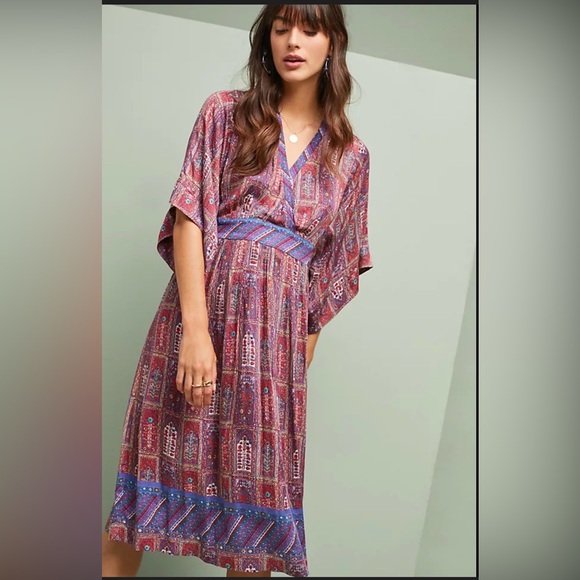 Tiny Dresses & Skirts - Anthropologie Tiny Omina Kimono Dress Boho Festival Sz Medium